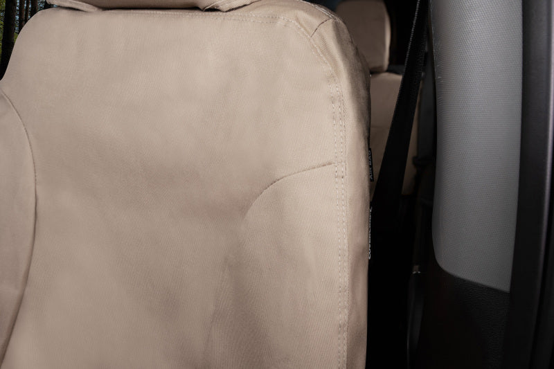 Covercraft 21-24 Jeep Wrangler Polycotton SeatSaver Custom Second Row Seat Covers - Taupe