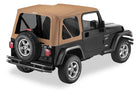 Bestop 97-02 Jeep Wrangler TJ Replace A-Top (Spice Sailcloth Tinted Windows No Door Skins )