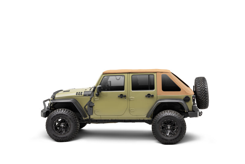 Go Rhino 07-18 Jeep Wrangler JK/JKU Front Fender Jack Mount for Hi-Lift Jack - Tex. Blk