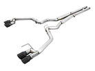 AWE Tuning 2018+ Ford Mustang GT (S550) Cat-Back Exhaust - Track Edition (Quad Diamond Black Tips)