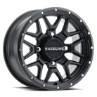 Raceline A94B Krank 14x7in / 4x156 BP / 38mm Offset / 132.5mm Bore - Satin Black Wheel