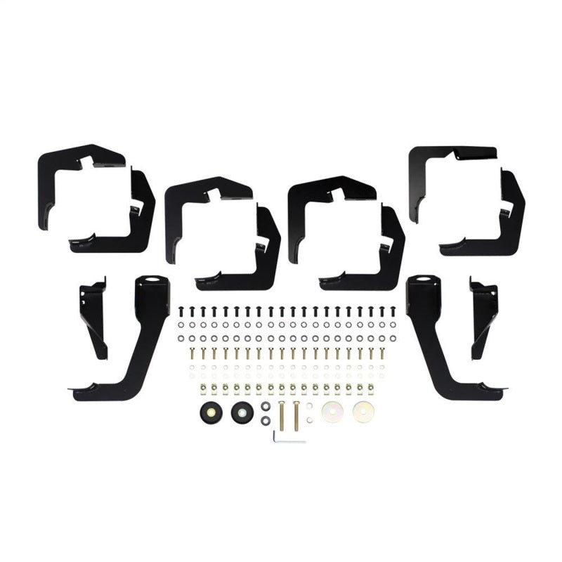Westin 07-13 Chevy Silv 1500 Extended Cab (8 ft Bed) PRO TRAXX 5 WTW Oval Nerf Step Bars - Blk
