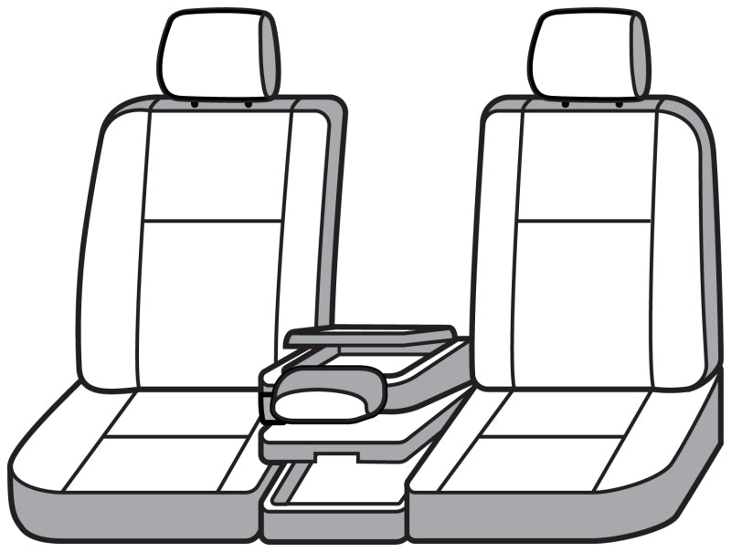 Covercraft 23-24 Ford SuperDuty Endura PrecisionFit Custom Front Row Seat Covers - Black/Black