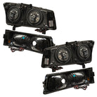Oracle 03-06 Chevy Silv Pre-Assembled Headlights w/ Parking Lights - w/ Simple Controller