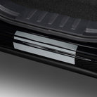 Putco 14-18 Chevy Silv LD - Crew Cab w/ CHEVROLET Etching (8pcs) Black Platinum Door Sills