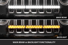Diode Dynamics Jeep 2018 SS30 Bumper LED Kit Sport White Driving ABL