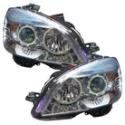 Oracle 0811 Mercedes Benz CClass PreAssembled Headlights Chrome Housing ColorSHIFT
