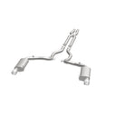 MagnaFlow Cat Back, SS, 3in, Street, Dual Split Polished 4.5in Tips 2015 Ford Mustang GT V8 5.0L