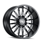 Cali Off-Road 9110 Summit 26x14 / 6x135 BP / -76mm Offset / 87.1mm Hub Gloss Black Milled Wheel