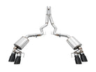 AWE Tuning 2018+ Ford Mustang GT (S550) Cat-Back Exhaust - Touring Edition (Quad Diamond Black Tips)