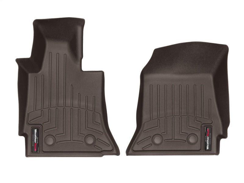 WeatherTech 2014+ Chevrolet Corvette Front FloorLiner - Cocoa