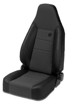 Bestop 76-86 Jeep Cj7 Front Trailmax II Sport Seat (Center Fabric Insert Black Denim)