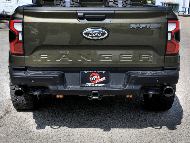 aFe Vulcan Series 3in 304SS Cat-Back Exhaust 24-25 Ford Ranger Raptor V6-3.0L (tt) w/ Black Tips