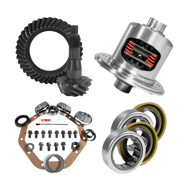 Yukon Gear 9.25in CHY 3.91 Rear Ring & Pinion Install Kit 31 Spline Positraction 1.7in Axle Bearings
