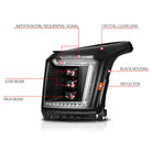 ANZO 15-20 GMC Yukon (Incl XL - Factory Halogen Models) Full LED Proj Headlights Black - Driver Side