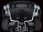 AWE 2024 Ford Mustang Dark Horse S650 RWD SwitchPath Cat-Back Exhaust w/ Quad Chrome Silver Tips