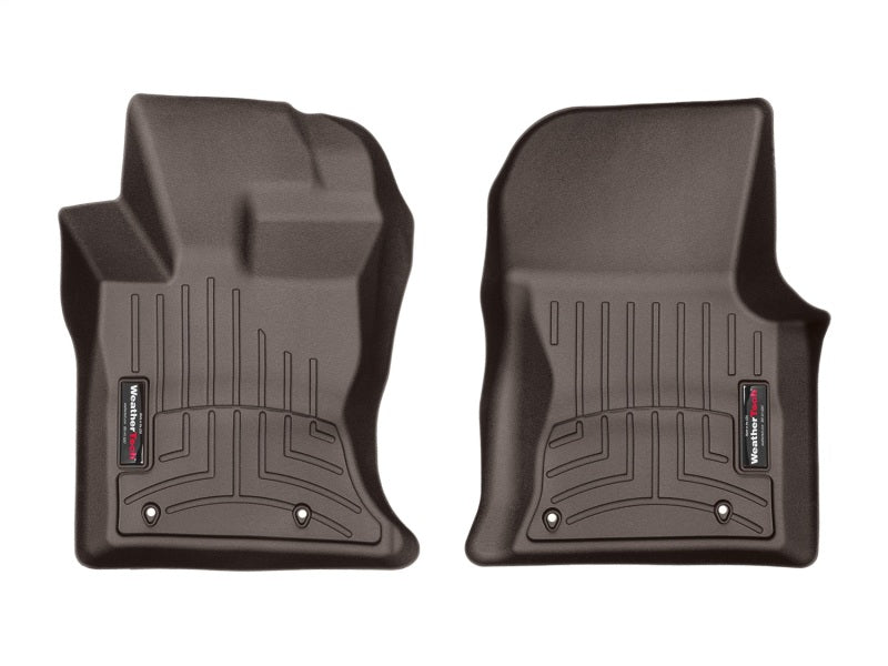 WeatherTech 2017+ Jaguar F-Pace Front FloorLiner - Cocoa