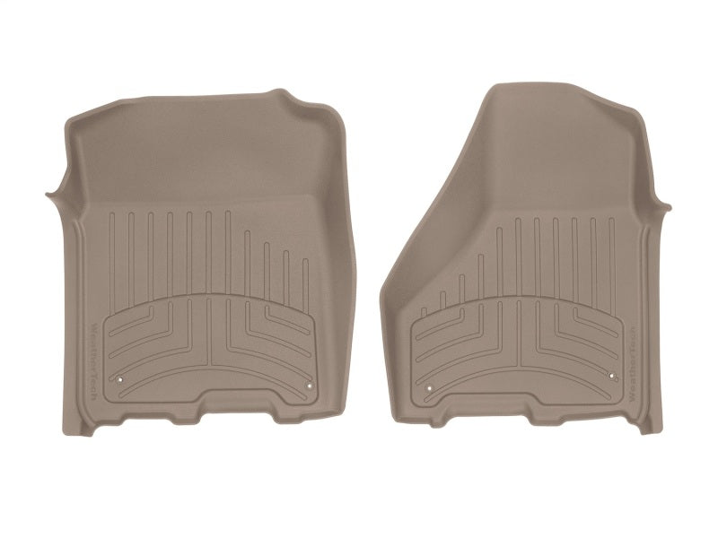 WeatherTech 12-18 Dodge Ram 1500 Crew Cab / Extended Cab Front FloorLiner HP - Tan