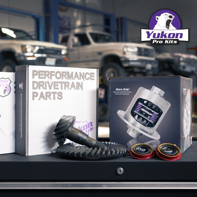 Yukon Gear 9.25in CHY 3.55 Rear Ring & Pinion Install Kit 31 Spline Positraction 1.7in Axle Bearings