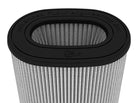 aFe Magnum FLOW Pro DRY S Air Filter 6.75x4.75 Flange 8.25x6.25 Base (Mt2) 7.25x5 Top 8.5 Height