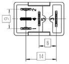 Hella Relay Micro Iso 5 Pole 12V Spst Res
