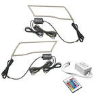 Oracle 09-18 Dodge Ram RGB+A + Switchback Quad Headlight Halo Kit w/ Simple Controller