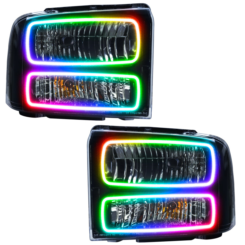 Oracle 05-07 Ford F-250/350 SMD HL - Black - ColorSHIFT