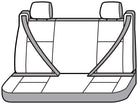 Covercraft Endura Waterproof Polyester SeatSaver Custom Third Row Seat Covers