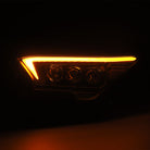 AlphaRex 2023+ Toyota Tacoma NOVA-Series LED Proj Headlights Black w/Actv Light & Seq. Sig + DRL