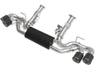 aFe MACH Force-Xp 3in to 2-1/2in 304SS Cat-Back (No NPP) 2020 Chevy Corvette (C8) 6.2L - Carbon Tip