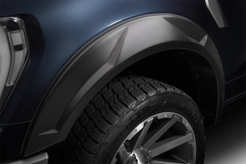Husky Liners 19-21 Chevrolet Silverado 1500 DRT Style Fender Flares (Smooth) 4pc - Blk