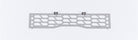 Putco 2020 Ford SuperDuty - Hex Shield - Polished SS Bumper Grille Inserts