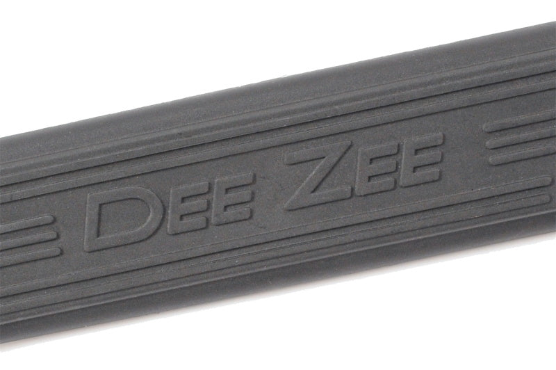 Dee Zee Universal Tubes - 3In Round Universal - Black Steel RegCab