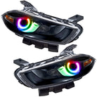 Oracle 13-16 Dodge Dart SMD HL - Black - Halogen - ColorSHIFT w/ 2.0 Controller