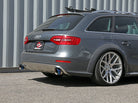 aFe MACH Force-Xp 13-16 Audi Allroad L4 SS Axle-Back Exhaust w/ Blue Flame Tips