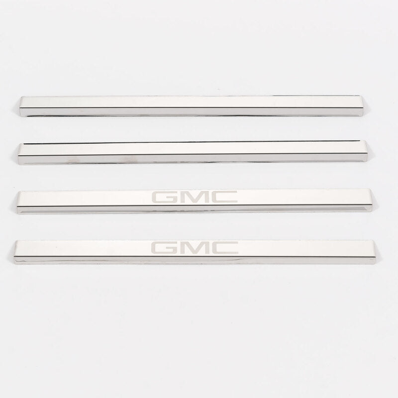 Putco 14-18 GMC Sierra LD - Double Cab w/ GMC Etching (8pcs) SS Door Sills