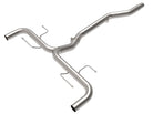aFe 17-21 Alfa Romeo Giulia L4-2.0L (t) Mach Force-Xp 2in to 2-1/2in 304SS Axle-Back Exhaust