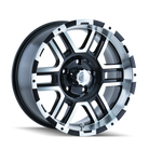 ION Type 179 16x8 / 5x135 BP / 10mm Offset / 87mm Hub Black/Machined Wheel