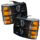 Oracle 07-13 Chevrolet Silverado SMD HL - Black - Round Style - ColorSHIFT