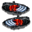 Oracle 18-21 Ford Mustang LED Headlight Halo Kit - Red