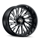 Cali Off-Road 9114 Purge 20x12 / 8x165.1 BP / -51mm Offset / 125.2mm Hub Gloss Black Milled Wheel