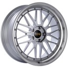BBS LM 20x9 5x120 ET15 Diamond Silver Center Diamond Cut Lip Wheel -82mm PFS/Clip Required