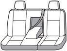 Covercraft 16-24 Nissan Titan Endura PrecisionFit Custom Second Row Seat Covers - Charcoal/Silver