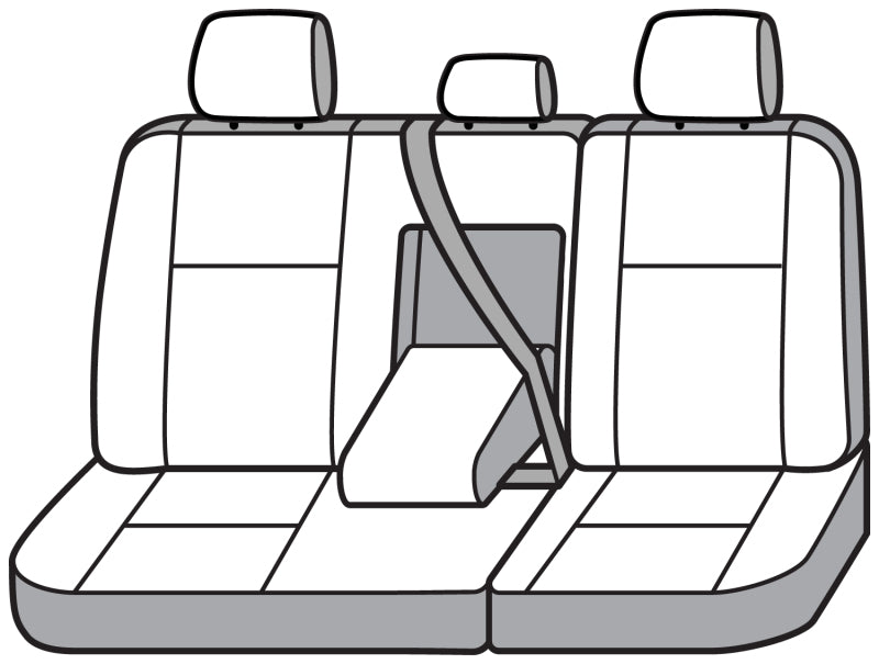 Covercraft 09-10 Dodge Ram Polycotton SeatSaver Custom Second Row Seat Covers - Charcoal