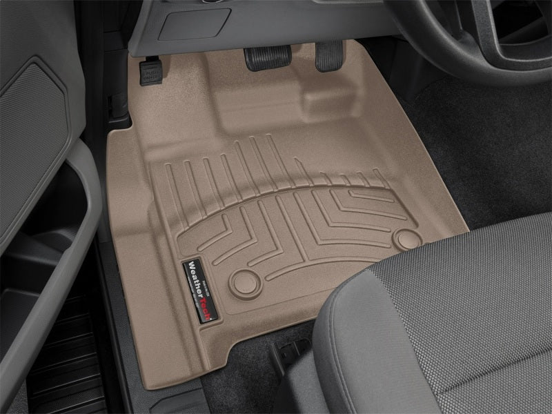 WeatherTech 2016+ Ford F-150 Regular Cab Front FloorLiner - Tan