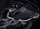 AWE 2024 Ford Mustang GT Fastback S650 RWD Track Edition Cat-Back Exhaust w/ Quad Chrome Silver Tips