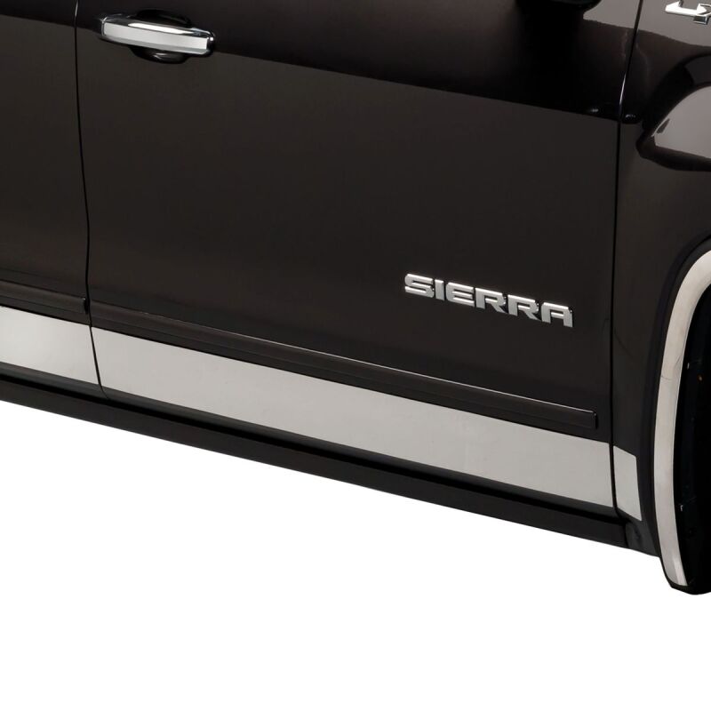 Putco 14-18 GMC Sierra LD - Crew Cab - 6.5in Bed - 10pcs Stainless Steel Rocker Panels