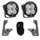 Baja Designs 07-09 Wrangler JK w/Premium Bumper Squadron R Pro Fog Pocket Kit - Clear