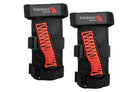 Fishbone Offroad Paracord Grab Handles w/Three Straps Red