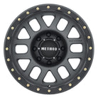 Method MR309 Grid 18x9 +18mm Offset 8x180 130.81mm CB Titanium/Black Street Loc Wheel